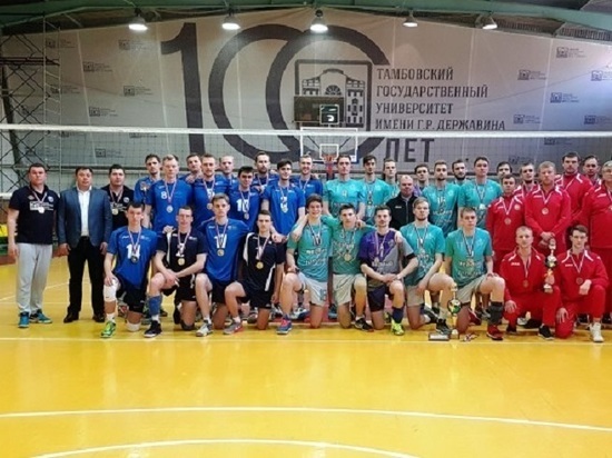 ВК "Тамбов" впервые в своей истории стал чемпионом ЦФО по волейболу