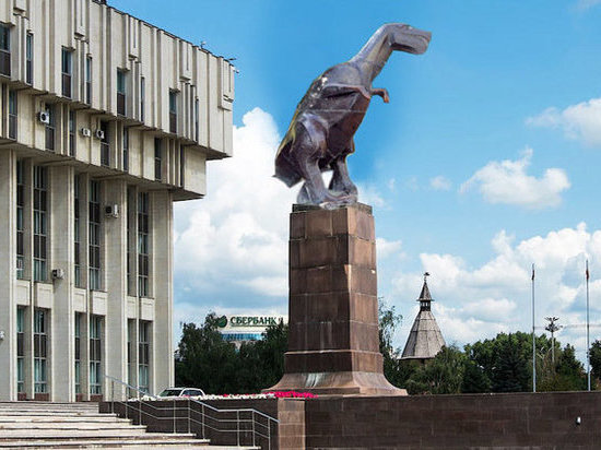 Тулякам предложили заменить памятник Ленину скульптурой «Тещи» на главной городской площади 
