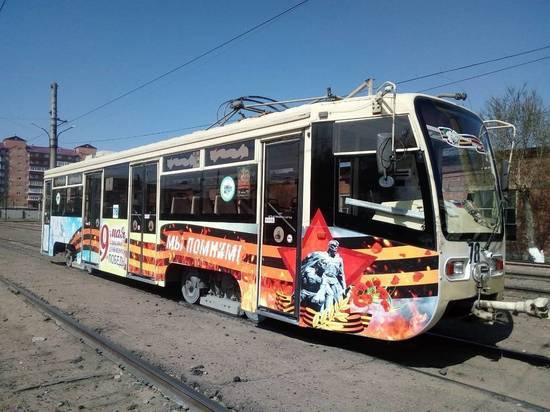 По столице Бурятии проедет «Трамвай Победы»