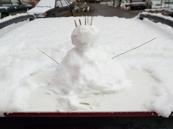 «Зима вернулась»: жители Барнаула делятся «снежными» фото