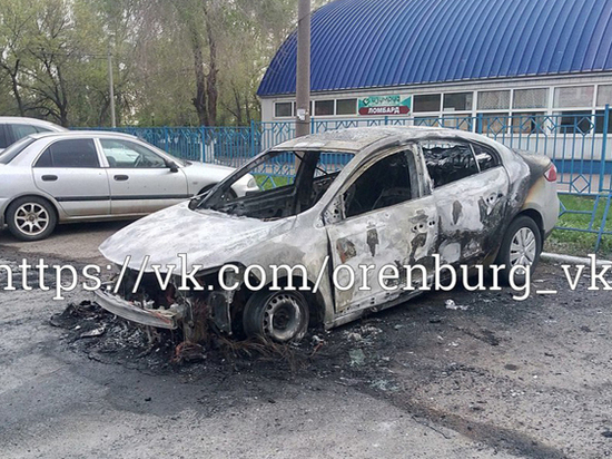 На проспекте Победы сгорел автомобиль