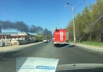 Крупный пожар случился 14 мая на предприятии по производству краски