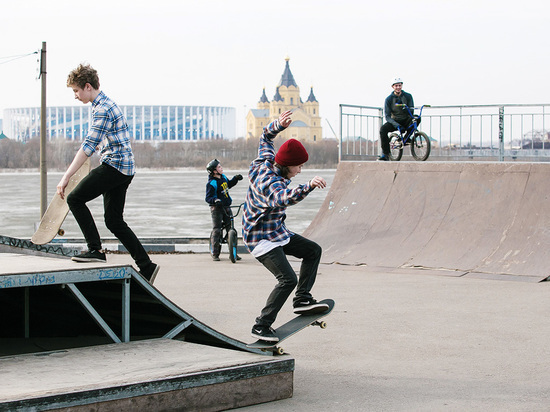 Скейтборд-площадку на Нижневолжской набережной перенесут в парк Пушкина