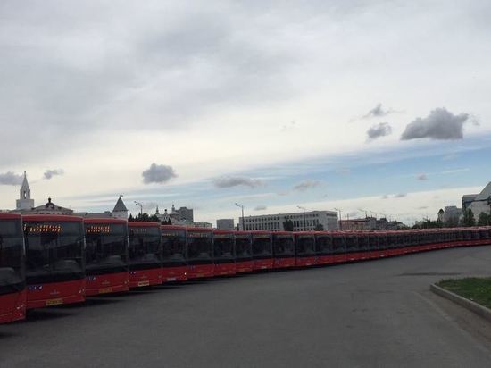 В Казань прибыла почти сотня новых автобусов «МАЗ»