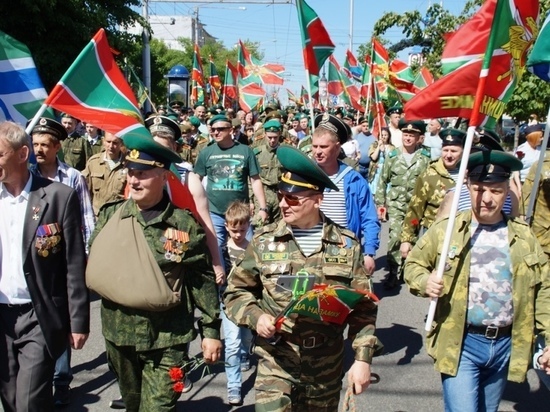Торжественный марш пограничников состоялся в Калуге 