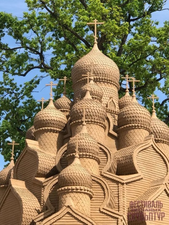 Песчаные Кижи украсили Петербург Песчаные Кижи украсили Петербург