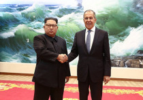 Министр иностранных дел России Сергей Лавров в среду, 31 мая, встретился с лидером Северной Кореи Ким Чен Ыном