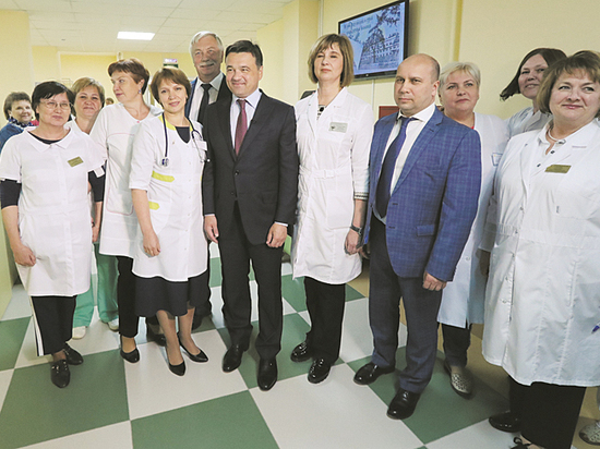 Губернатор Московской области Андрей Воробьев открыл новый корпус детской поликлиники в Жуковском