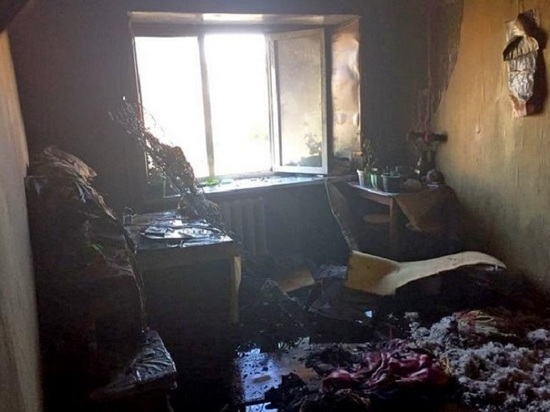 В Казани во время пожара пострадали два человека