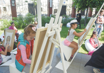 В московском саду «Эрмитаж» продемонстрировали успехи юные музыканты, художники и актеры