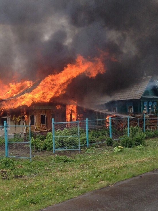 В Мордовии сгорел частный дом