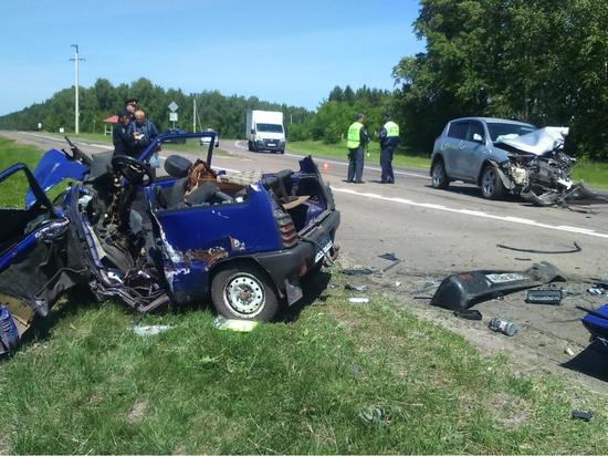 Водитель "Оки" погиб в ДТП на трассе в Тамбовской области