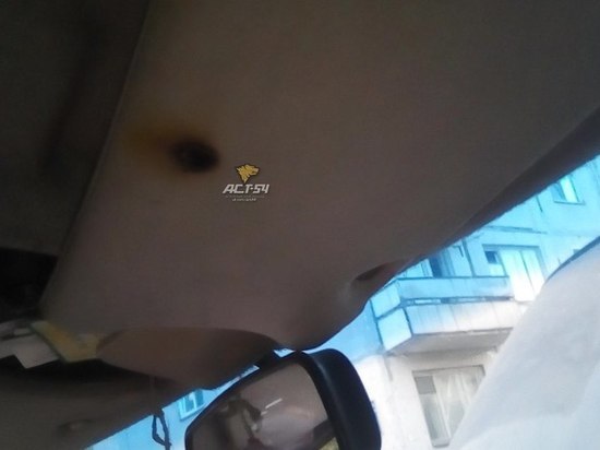 Новосибирец едва не сжег машину зеркалом