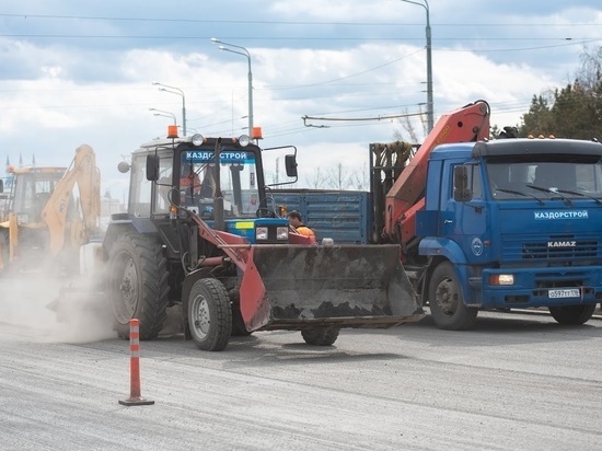 В Казани начался ремонт улицы Дубравной
