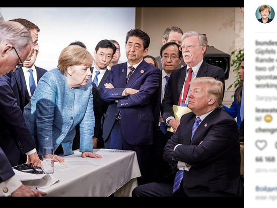 Захарова прокомментировала эпичное фото с саммита G7 