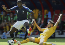 Первый матч футбольного ЧМ-2018 в группе С, состоявшийся в Казани, завершился победой французов над австралийцами – 2:1