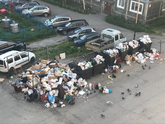 В центре Мурманска развернулся мусорный апокалипсис 