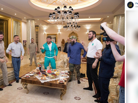 Глава Чечни показал, как болел дома за поединок ЧМ-2018 