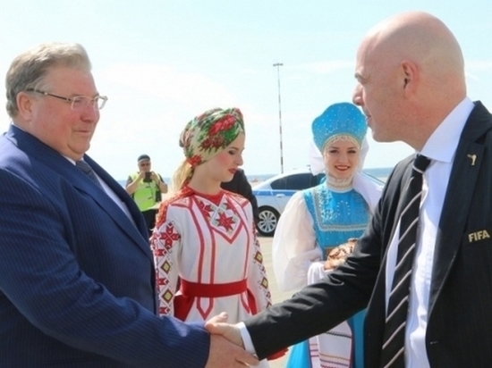 Для главы ФИФА Джанни Инфантино устроили экскурсию по Саранску