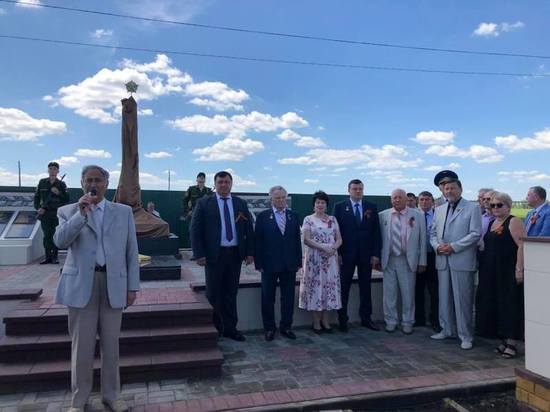 В Бондарском районе открыли воинский мемориал