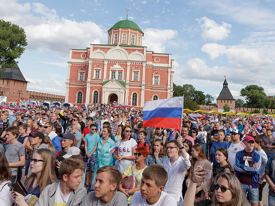 Праздник футбола состоялся в Тульском кремле