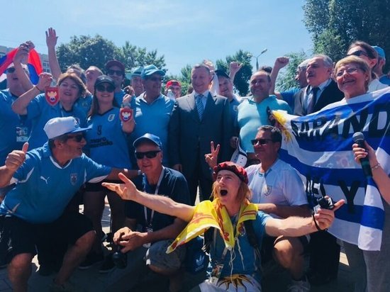 На матч ЧМ-2018 с Россией в Самару прибыли 1 700 болельщиков из Уругвая 