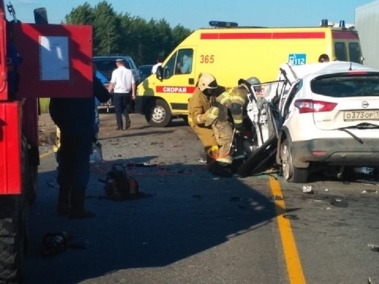 В ДТП на трассе М7 в Татарстане два человека погибли, трое пострадали
