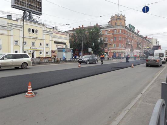 Ремонт проспекта Маркса в Омске хотят закончить до Дня города
