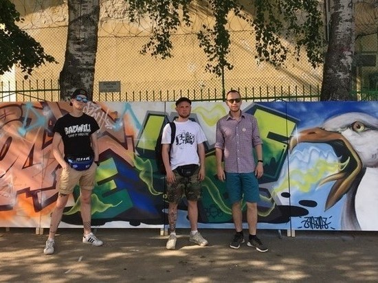 В Кирове появилось граффити длиной 6 метров