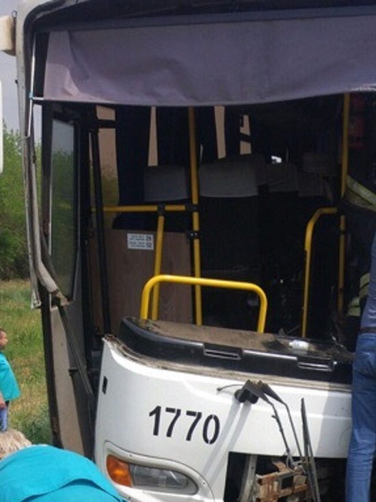 На трассе в Оренбуржье иномарка столкнулась с автобусом