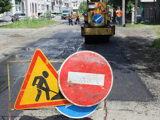 В Барнауле до конца месяца перекроют участок проезжей части