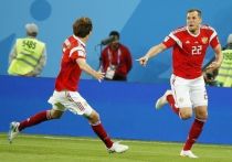 В сочи на стадионе "Фишт" закончился первый тайм 1/4 финала чемпионата мира по футболу между сборными России и Хорватии