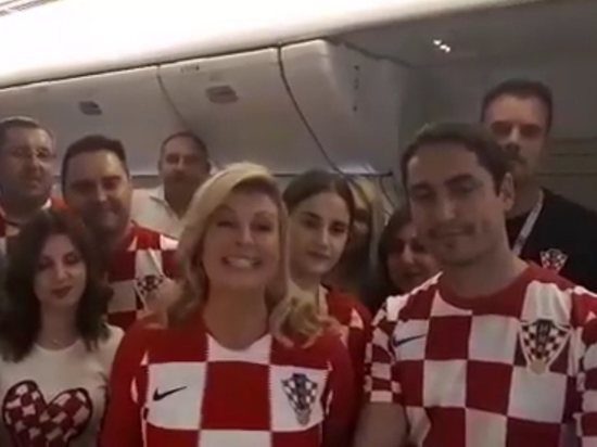 Президент Хорватии записала видеообращение на русском: "Спасибо за сердечный прием"