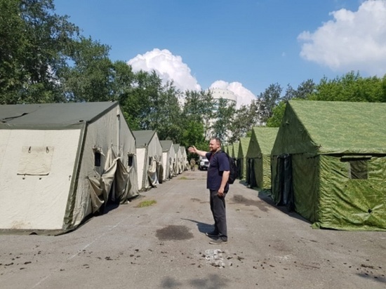 В Екатеринбурге открылся палаточный городок для участников Царских дней
