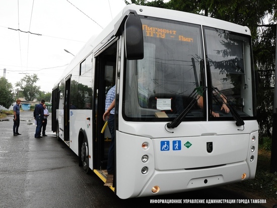 В Тамбов прибыли новенькие низкопольные автобусы