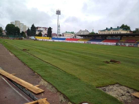 В Тамбове полным ходом идет реконструкция стадиона "Спартак"