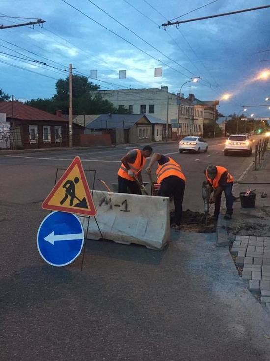 Дорожники приступили к ремонту улиц в центре Тамбова