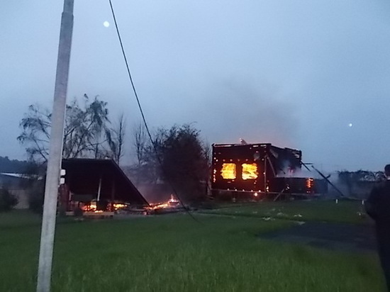 Сильнейший пожар в Заокском районе мог стать следствием трагедии