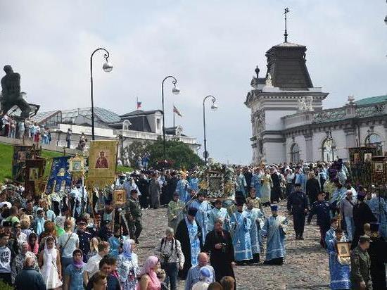 В центре Казани состоялся крестный ход
