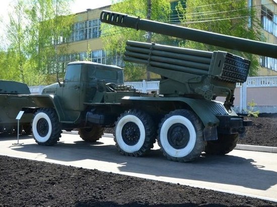 В Мордовии вандалы подожгли установку «Град» в музее военной техники