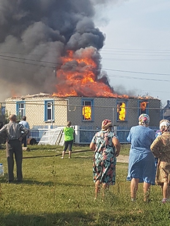 В Ардатово сгорел частный дом