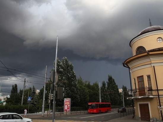 В ближайшую субботу в Татарстане ожидаются грозы, сильный ветер и град