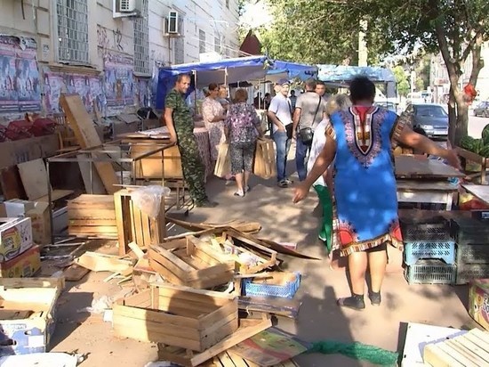 Астраханские власти ликвидировали стихийный рынок в Жилгородке