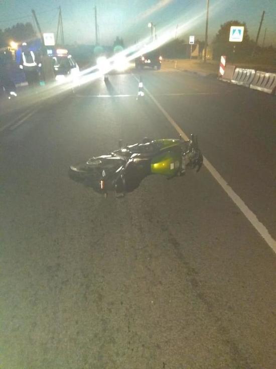 Пьяный мотоциклист «разложился» на дороге в Бесовце