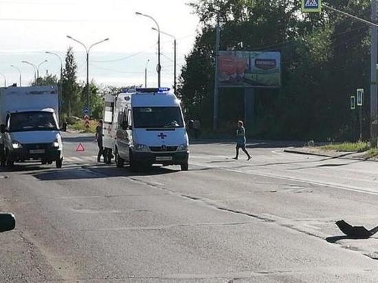 Дорожно-транспортное происшествие произошло вчера, 4 августа, около пяти вечера в районе съезда с Краснофлотского моста в сторону города, недалеко от «Петромоста»