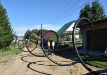 Работы по строительству труб в селе Бобровка Первомайского района проводят с лета прошлого года