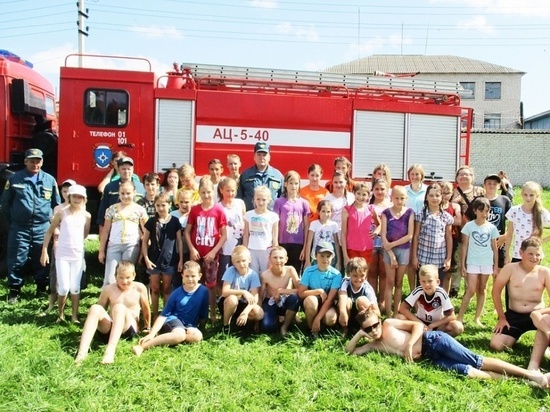 В Сандове Тверской области прошла детская пожарная эстафета