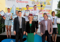 27 июля в Нижнем Новгороде состоялась церемония закрытия и награждения спортсменов международной детской парусной регаты Junior Volga Cup Optimist Class