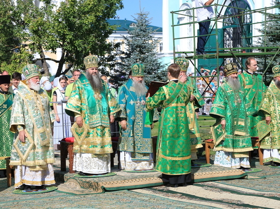 115-летие прославления преподобного Серафима Саровского отметили в Дивееве