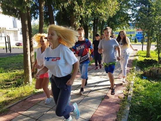 В Серпухове молодогвардейцы провели утреннюю пробежку